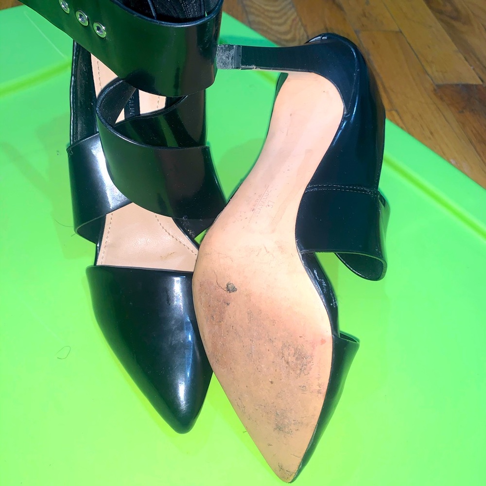 Black Zara heels